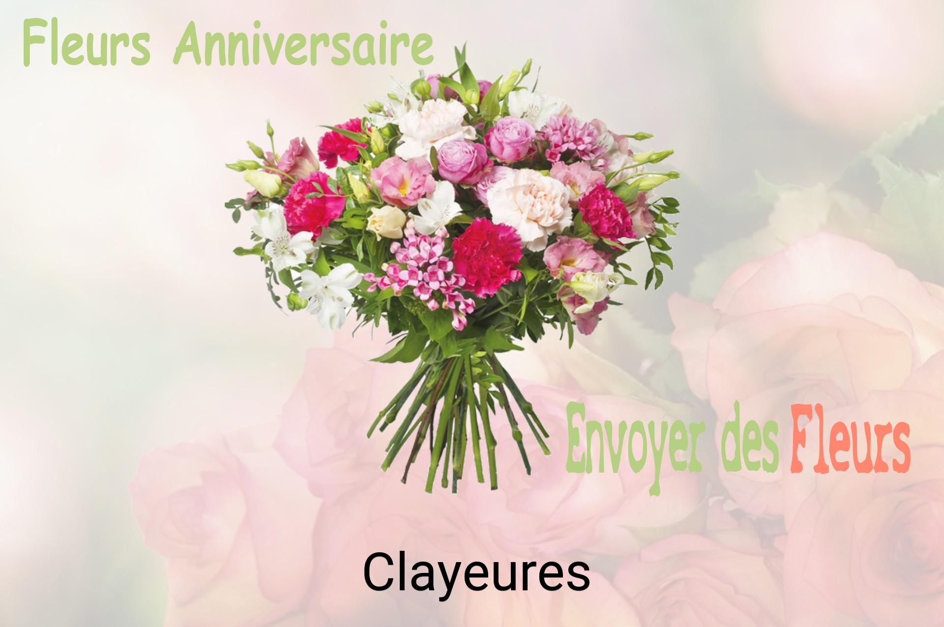 Bouquet de fleurs d’anniversaire livré à Clayeures