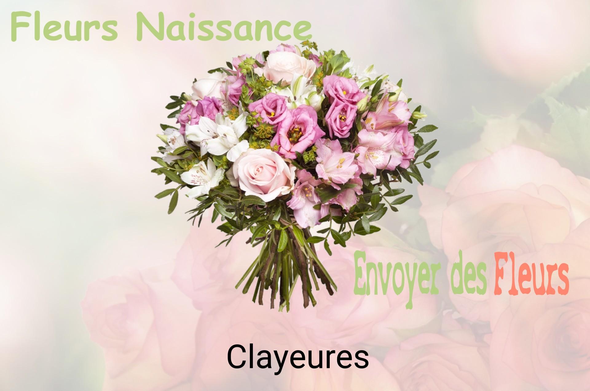 Bouquet de fleurs de naissance livré à Clayeures